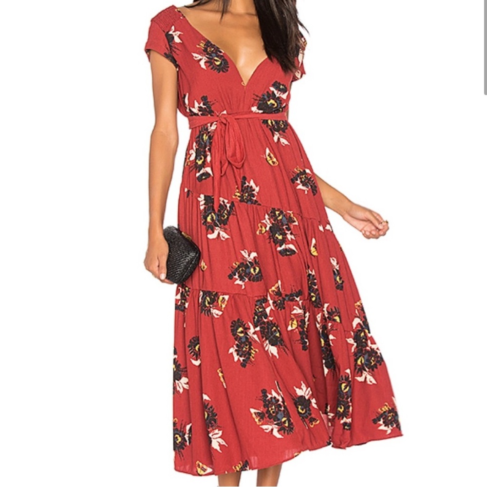Free People All I Got Maxi Dress size 6 - Picture 2 of 11